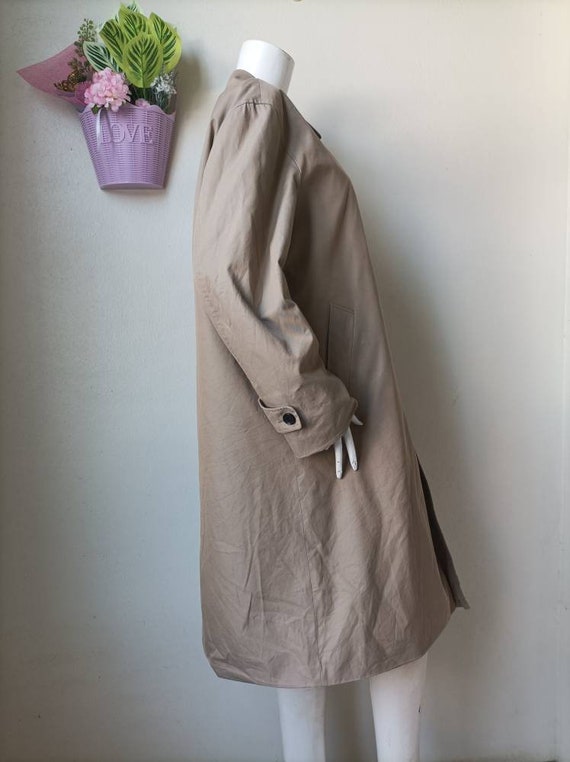 Vintage Valentino Amedeo Tan Trench Coat /   Size… - image 7