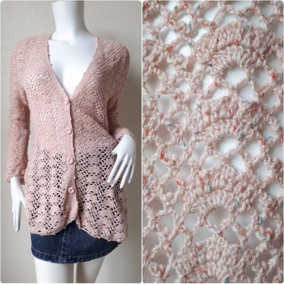 Crochet Long top/ Crochet jacket