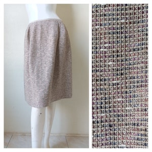 Franco Ferraro Vintage Tweed Skirt Size 3 waist 28"