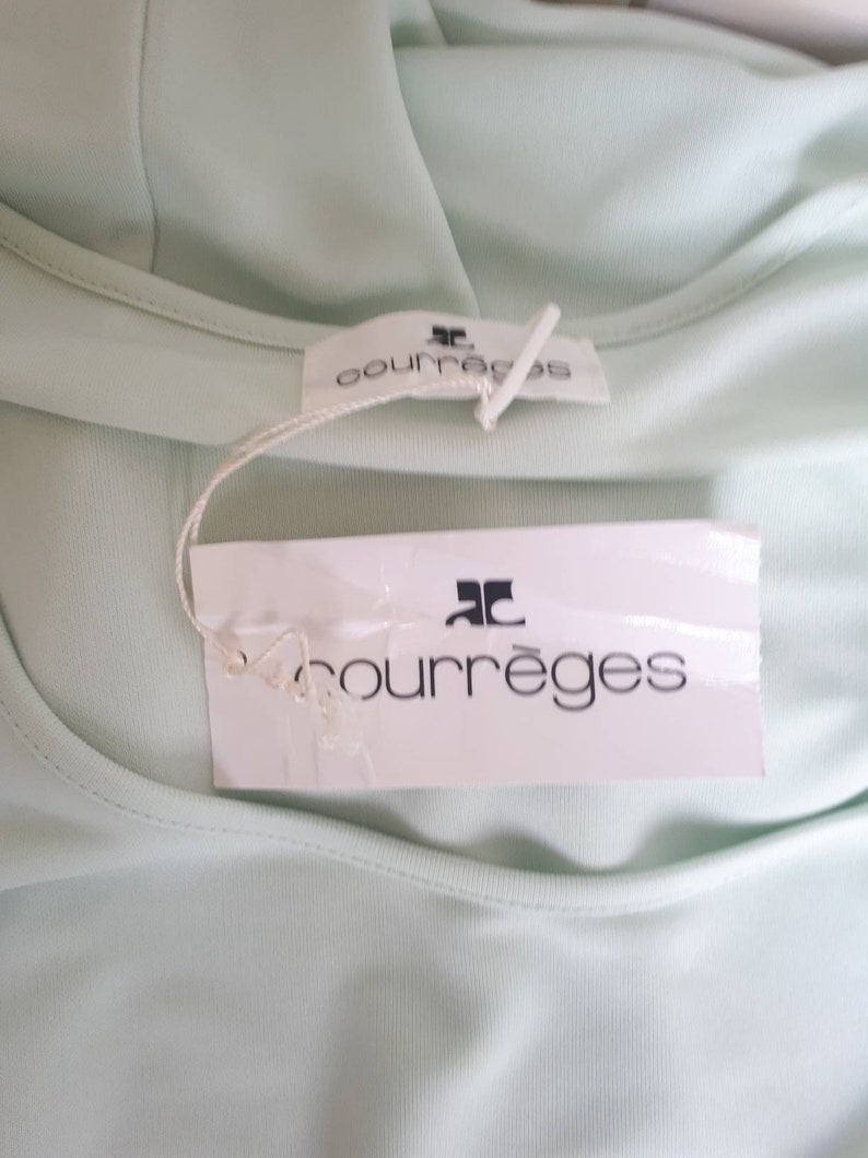 Vintage Courreges maxiklänning storlek 9AR passar medium NWT bild 4