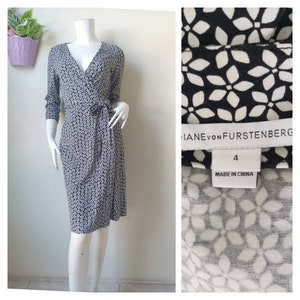 Diane Von Furstenberg Geometric Print dress size 4
