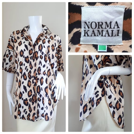 Norma Kamali Vintage shirt 1980's/ oversized shir… - image 1