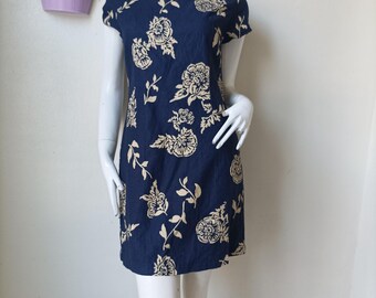 Robe courte hawaïenne vintage années 90 pour femme, taille 8 (EUR 36, USA 4).