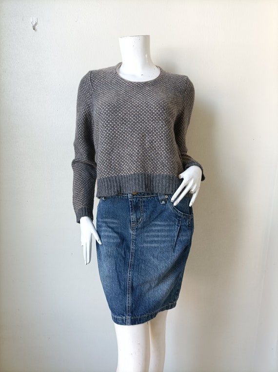 Vintage Sonia Rykiel sueter de punto pull over sueter de lana y cachemira tamano 38