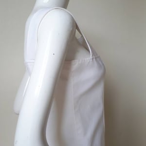 Vintage Courreges White cotton dress Size 40 Medium image 6