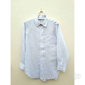 Vintage LANVIN Men shirt Size M image 1