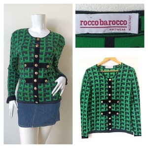 Vintage Rocco Barocco Sweater/Top. Casual Style.