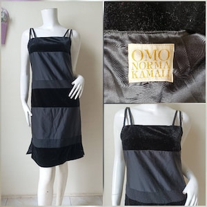 Vintage Omo Norma Kamali Dress Size 9 Medium