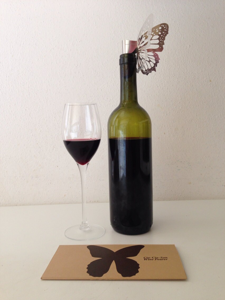 Butterfly Wine Pourer Etsy