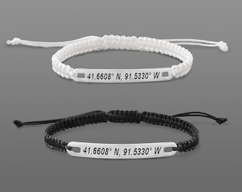 Couples Bracelet Matching bracelets for couples Long Distance bracelets His and her bracelets Boyfriend girlfriend bracelets