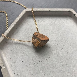 Raw tiger eye necklace tiger eye crystal necklace Raw men crystal necklace Tiger eye pendant necklace