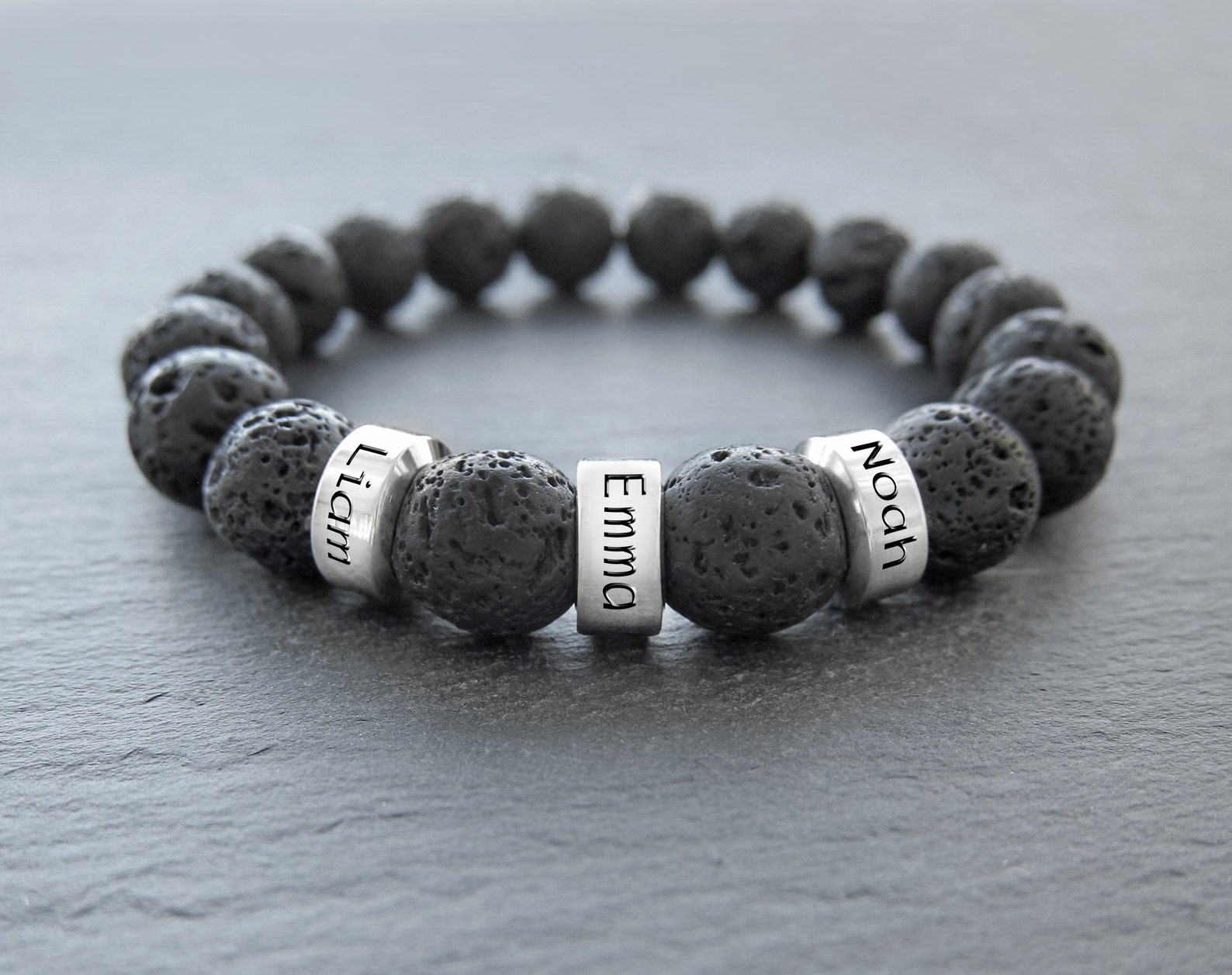 Kids name bracelet for dad Man Personalized bracelet Children Etsy