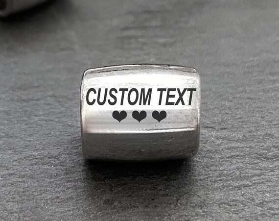 Custom engraved beads sale