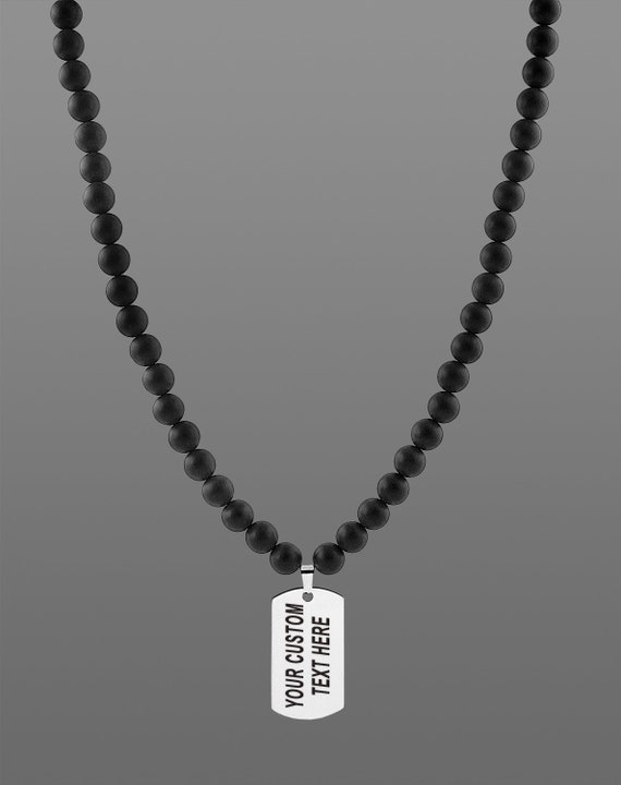 costume dog tag necklace