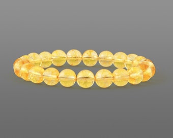 Citrine bracelet November birthstone Scorpio birthstone bracelet Healing crystal jewelry Citrine jewelry Dainty bracelet Gemstone bracelet