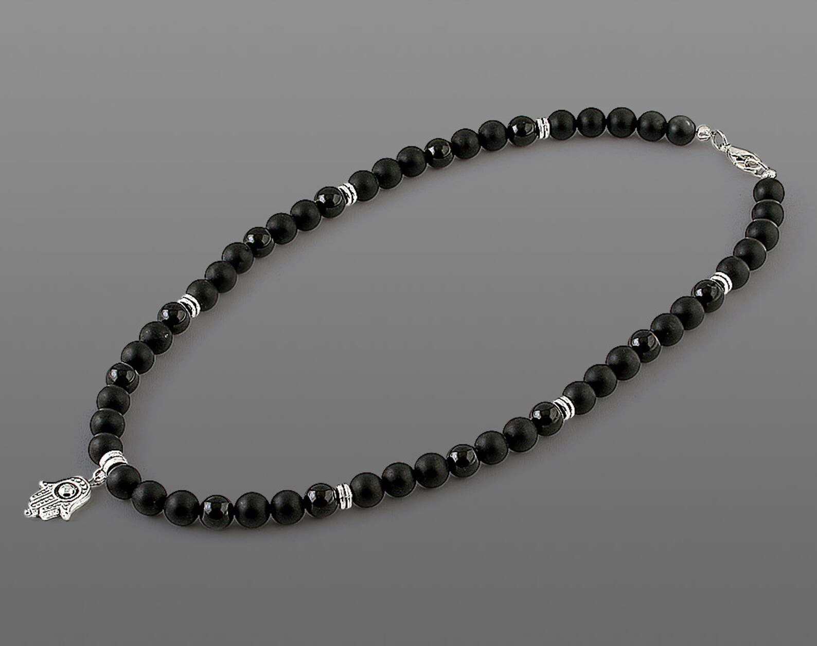 Mens Hamsa Necklace Mens Necklace Hamsa Hand Necklace Hands of Etsy