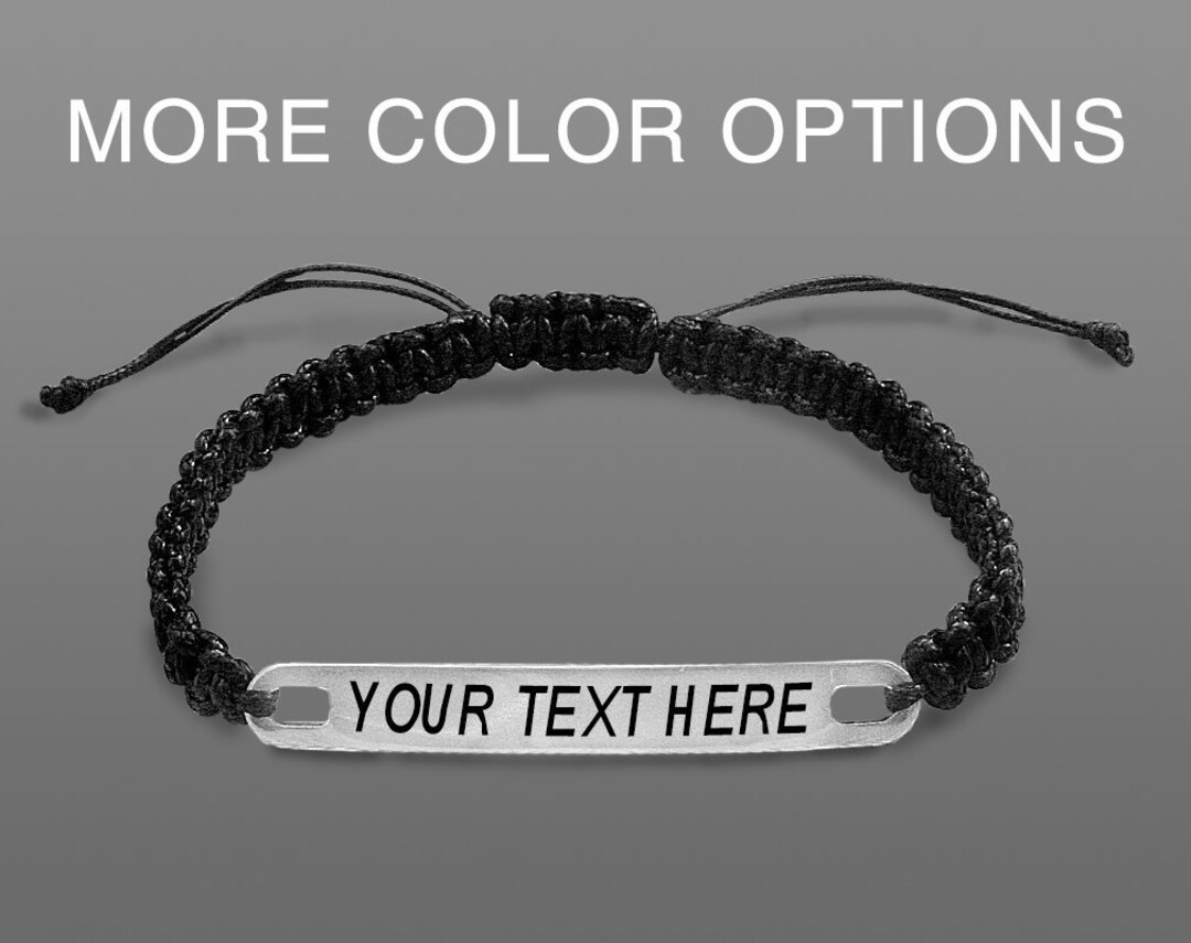 Custom Bracelet Custom Mens Engraved Bracelet Custom Bar Mens Bracelet