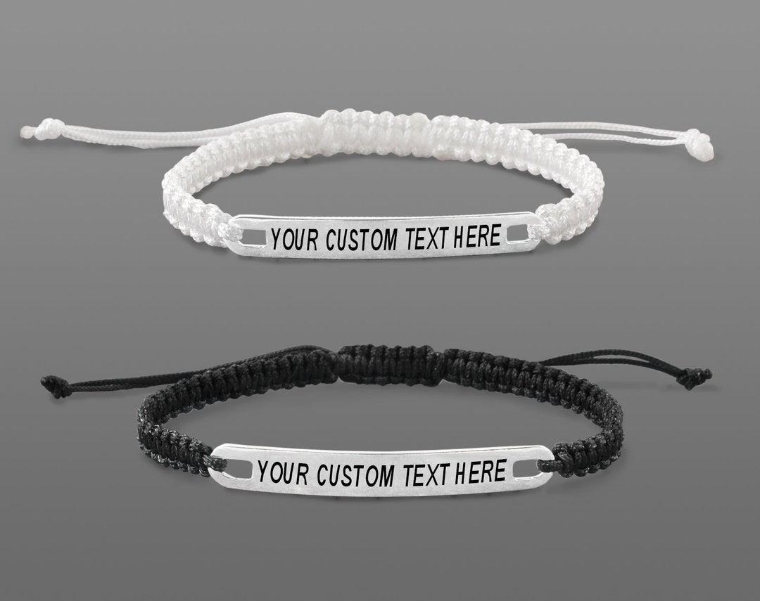 Personalized Bracelet for Men Custom Engraved 1-5 | Ubuy Bahrain