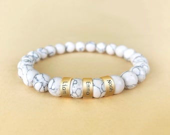 New Mom gift Birthday Mom gift Custom kids name bracelet for mom Grandma Valentines Day gift