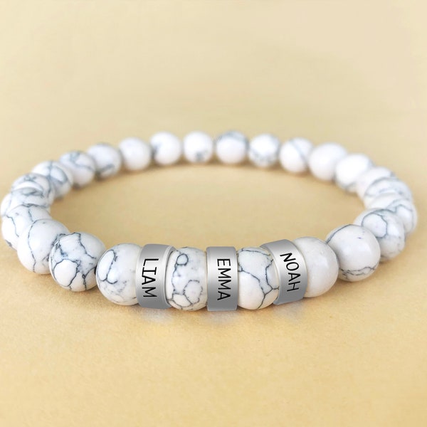 Mama bracelet Custom name bracelet Initial bracelet with kids name