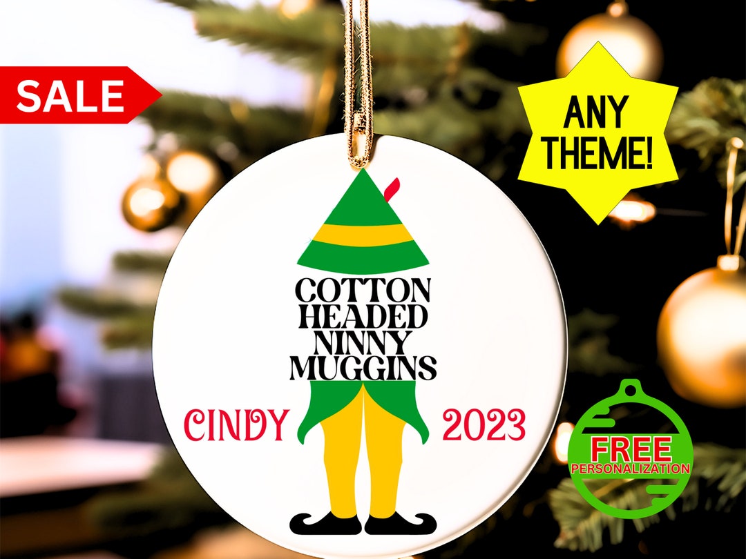 PERSONALIZED Elf Movie Christmas Ornament Buddy Elf Ornament Etsy