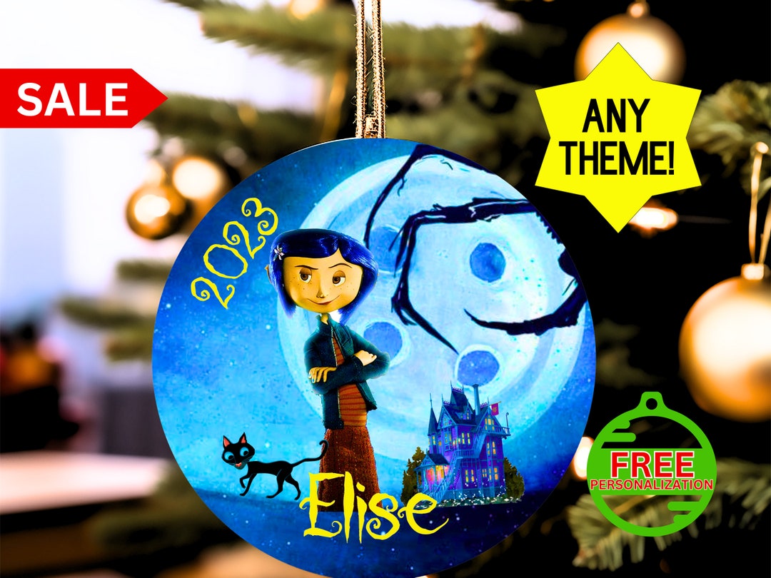 Coraline Christmas Ornament 