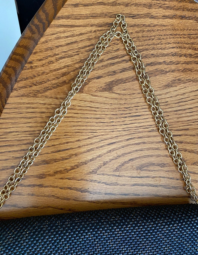 Whiting and Davis vintage mesh purse black and gold 1960's. image 6