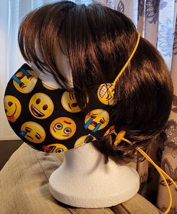 Emoji Masks Made to order 3 sizes available Etsy