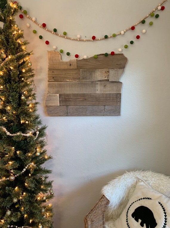 Oregon State Sign Reclaimed Wood Pallet Sign Home Decor Etsy