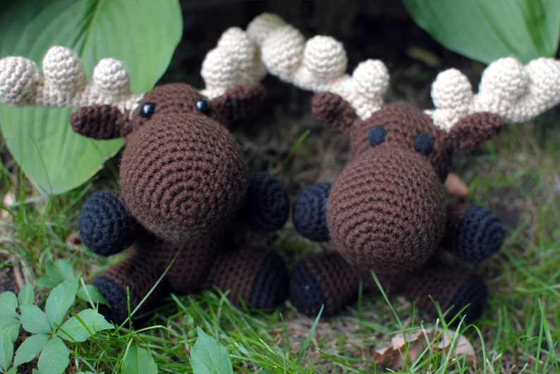 Moose ,Baby Moose, Custom, Baby Moose, Crochet Moose, Elbert the Moose image 9