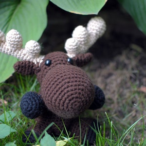 Moose ,Baby Moose, Custom, Baby Moose, Crochet Moose, Elbert the Moose image 8