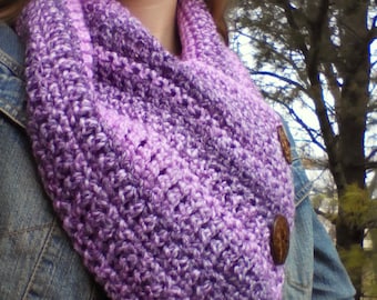 Cowl Scarf (Lavender Mix)