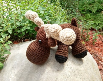 Crocheted Moose Pattern
