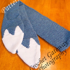 Fox scarf, Double Tail Scarf w/ Pockets and Hat Pattern image 5