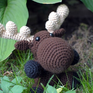 Moose ,Baby Moose, Custom, Baby Moose, Crochet Moose, Elbert the Moose image 7