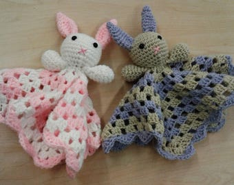 Bunny Pattern, Crochet bunny Pattern, Baby bunny, lovie Pattern, Baby, Nursery, blankets, woodland