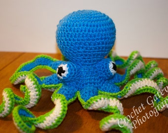 Octopus, Pattern, baby Octopus Pattern, Crochet Octopus, Sea World, Baby, Nursery, Sea Animals