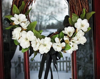 18" Dogwood Mourning Wreath