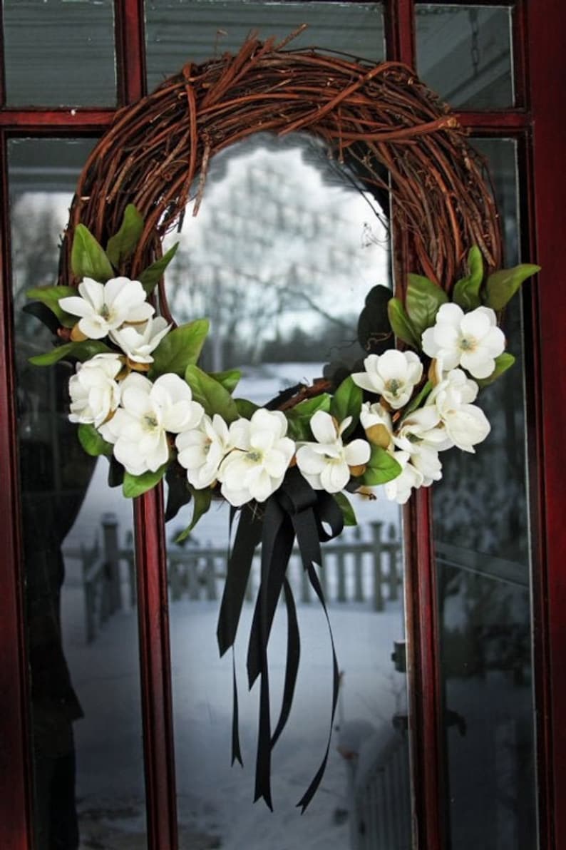 14 Dogwood Mourning Wreath Etsy