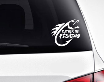 Rather Be Fishing Vinyl Decal