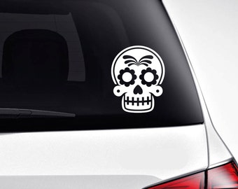 Sugar Skull 5" Window Decal