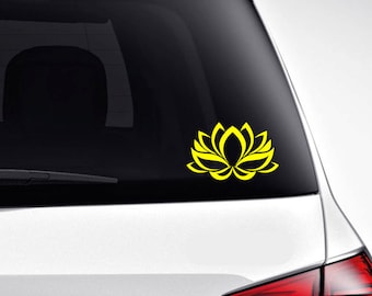 Lotus 5 inch Window Decal