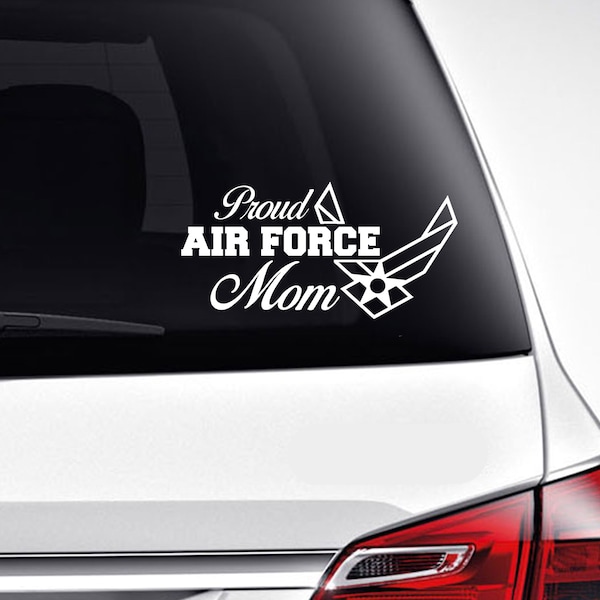 Proud Air Force Mom Decal