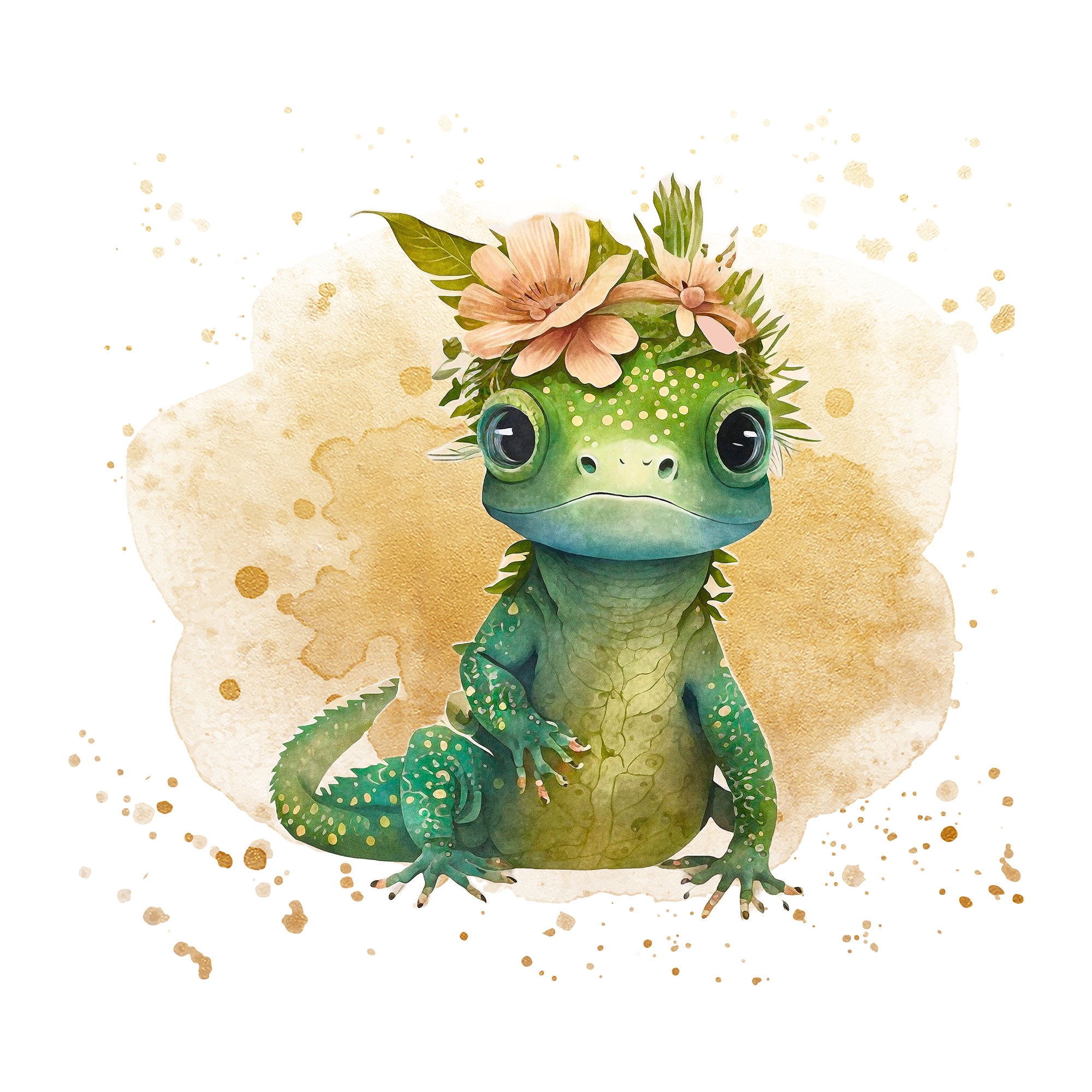 Tropical Animals Clipart Set: Lizards, Birds, Alligators (digital Download)  - Etsy, image size:2000x2000