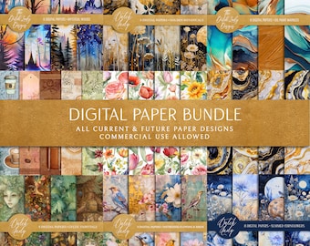 Big Paper Bundle - Unlimited Online Access To All My Papers - Google Drive Instant Download - 250+ Digital Background Sets - Huge Value Pack
