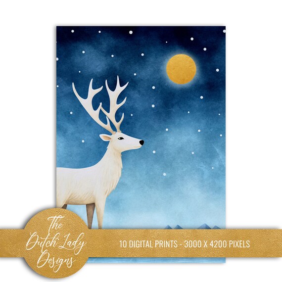 Winter Animals Greeting Card | Set of 10 Winter Animals Greeting Card | Set of 10