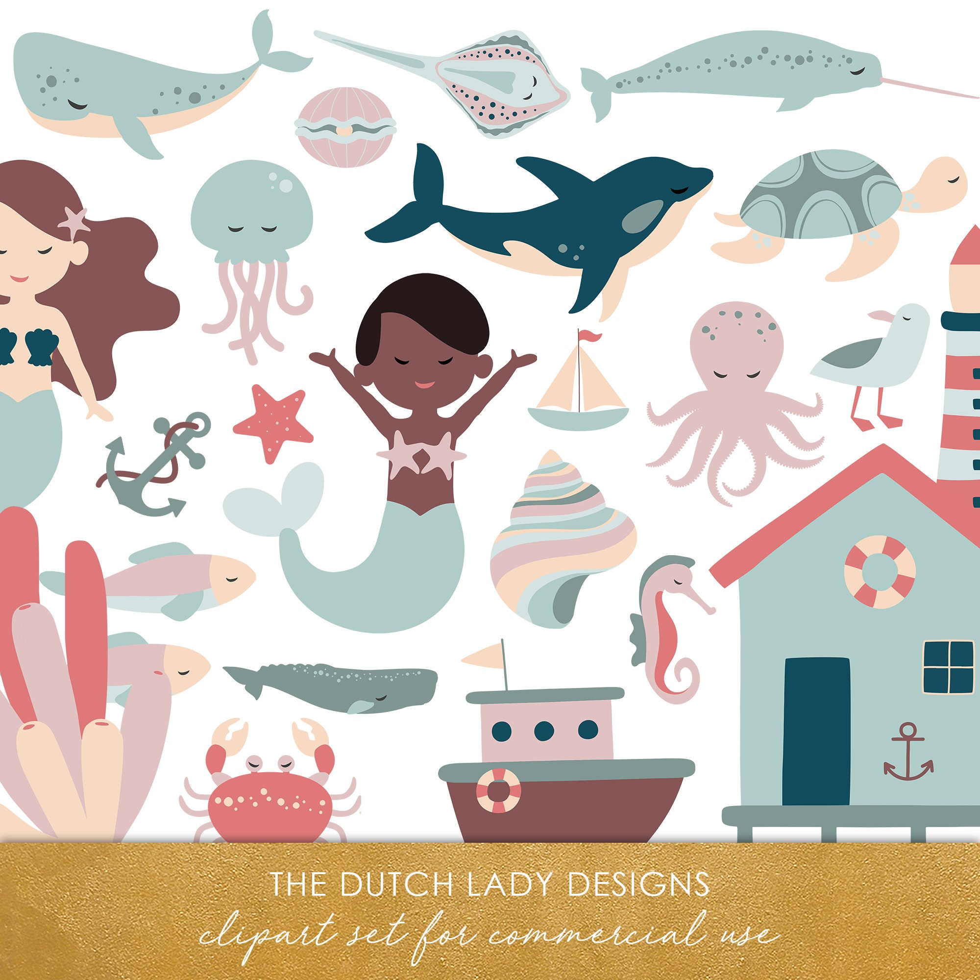 Cute Nautical Clipart Set Flat Clipart Graphics Whales - Etsy UK Cute Nautical Clipart Set Flat Clipart Graphics Whales - Etsy UK
