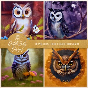 Digital Scrapbook Paper Set - Printable Backgrounds - Mystic Forest ...