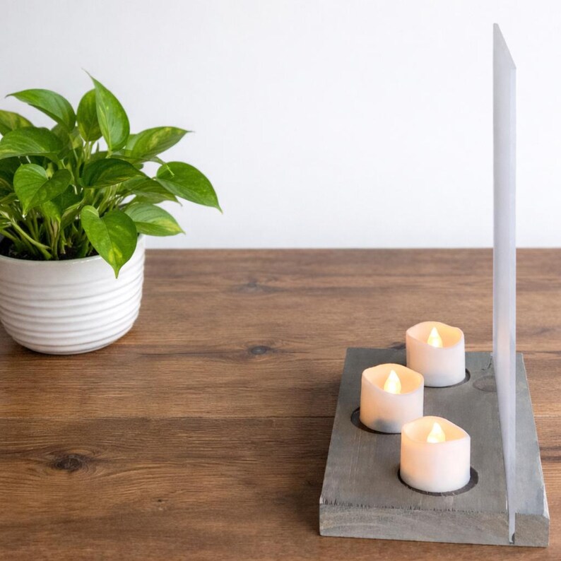 Memorial Sign, His Light Remains, Remembrance Candle image 7