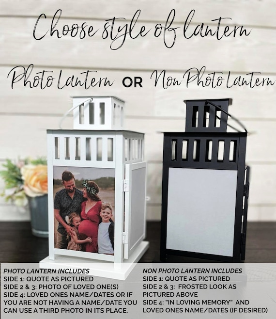 Memory Lantern, Wedding Lantern, Wedding, Photo Lantern, Memorial